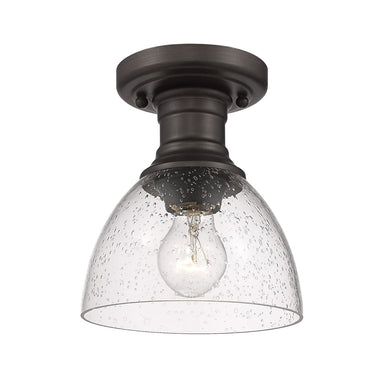 Golden Lighting Hines 3118-SF 1 Light Semi-flush 3