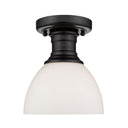 Golden Lighting Hines 3118-SF 1 Light Semi-flush