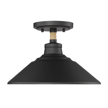 Golden Lighting Journey 3318-SF 1 Light Semi-Flush