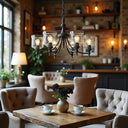 Golden Lighting Keating 0806-6 6 Light Chandelier 2