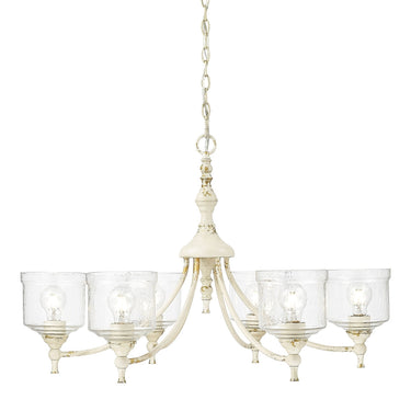 Golden Lighting Keating 0806-6 6 Light Chandelier 1