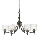 Golden Lighting Keating 0806-6 6 Light Chandelier