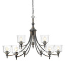 Golden Lighting Keating 0806-9 9 Light Chandelier