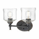 Golden Lighting Keating 0806-BA2 2 Light Vanity Light