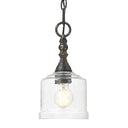 Golden Lighting Keating 0806-M1L 1 Light Mini Pendant