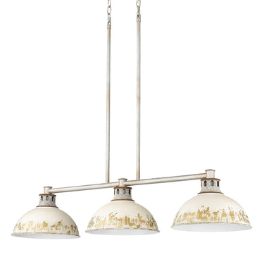 Golden Lighting Kinsley 0865-3LP 3 Light Linear Pendant 1