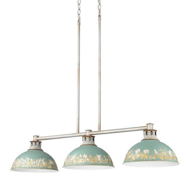 Golden Lighting Kinsley 0865-3LP 3 Light Linear Pendant 2