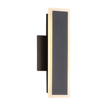 Golden Lighting Obsidian 4072-OWL12 1 Light Wall Sconce - Outdoor