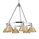 Golden Lighting Orwell 3306-6 6 Light Chandelier 9