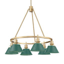 Golden Lighting Orwell 3306-6 6 Light Chandelier 4