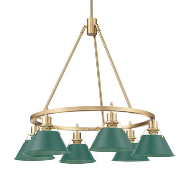 Golden Lighting Orwell 3306-6 6 Light Chandelier 4