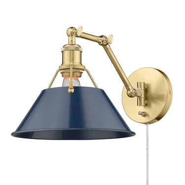 Golden Lighting Orwell 3306-A1W 1 Light Articulating Wall Sconce 11
