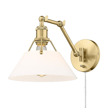 Golden Lighting Orwell 3306-A1W 1 Light Articulating Wall Sconce 13