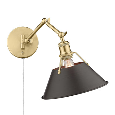 Golden Lighting Orwell 3306-A1W 1 Light Articulating Wall Sconce 14