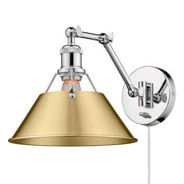 Golden Lighting Orwell 3306-A1W 1 Light Articulating Wall Sconce 17