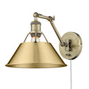 Golden Lighting Orwell 3306-A1W 1 Light Articulating Wall Sconce 2
