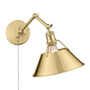 Golden Lighting Orwell 3306-A1W 1 Light Articulating Wall Sconce 1