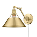Golden Lighting Orwell 3306-A1W 1 Light Articulating Wall Sconce 3