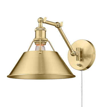 Golden Lighting Orwell 3306-A1W 1 Light Articulating Wall Sconce 3
