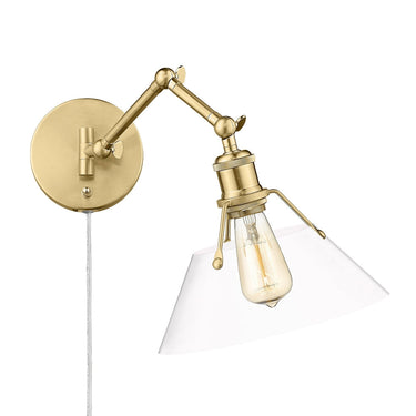 Golden Lighting Orwell 3306-A1W 1 Light Articulating Wall Sconce 4