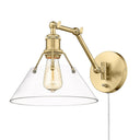 Golden Lighting Orwell 3306-A1W 1 Light Articulating Wall Sconce 5
