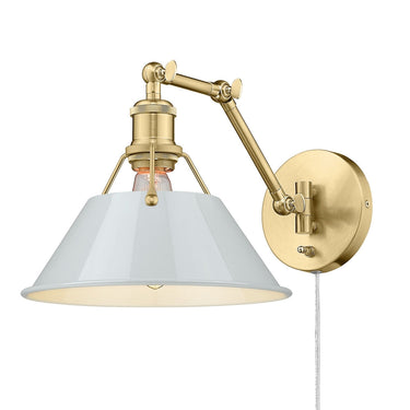 Golden Lighting Orwell 3306-A1W 1 Light Articulating Wall Sconce 7