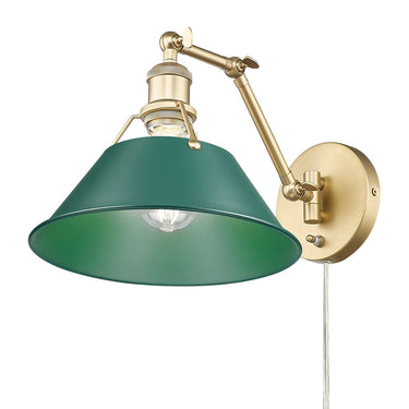 Golden Lighting Orwell 3306-A1W 1 Light Articulating Wall Sconce 8