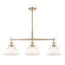 Golden Lighting Orwell 3306-LP 3 Light Linear Pendant 2