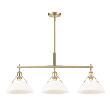 Golden Lighting Orwell 3306-LP 3 Light Linear Pendant 2