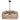 Golden Lighting Piper 1067-O5P 5 Light Outdoor Pendant 1