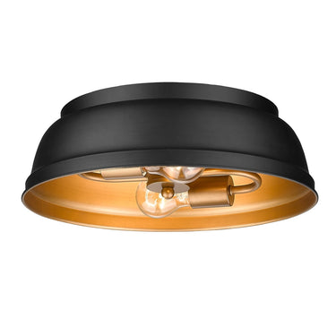 Golden Lighting Rebel 7313-FM 2 Light Flush Mount