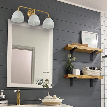 Golden Lighting Shepard 6950-BA3 3 Light Vanity Light 7