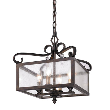 Golden Lighting Valencia 2049-SF 4 Light Semi-Flush 1