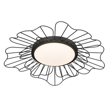 Golden Lighting Yasmin 9132-FM24 1 Light Flush Mount