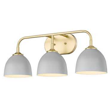Golden Lighting Zoey 6956-BA3 3 Light Vanity Light