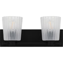 Gray 2 Light Bath Light in Matte Black 3