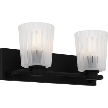 Gray 2 Light Bath Light in Matte Black 4