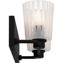 Gray 2 Light Bath Light in Matte Black 5