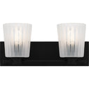 Gray 2 Light Bath Light in Matte Black 1