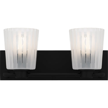 Gray 2 Light Bath Light in Matte Black 1