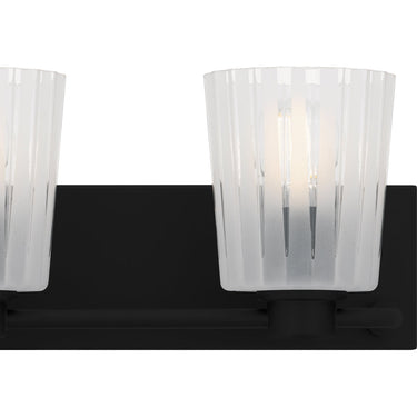 Gray 3 Light Bath Light in Matte Black 2