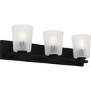 Gray 3 Light Bath Light in Matte Black 4