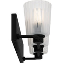 Gray 3 Light Bath Light in Matte Black 5