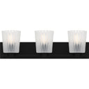 Gray 3 Light Bath Light in Matte Black 1