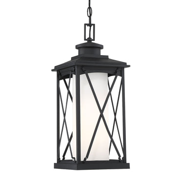 Great Outdoors 72684-66 Lansdale 1 Light Chain Hung Outdoor in Coal 1