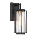 Great Outdoors 72732-66G Avonlea 1 Light Outdoor Wall Light in Coal W/Gold 1