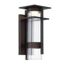 Great Outdoors 72741-143C-L Kittner Outdoor Led Wall Mount in Oil Rubbed Bronze W/ Gold High 1