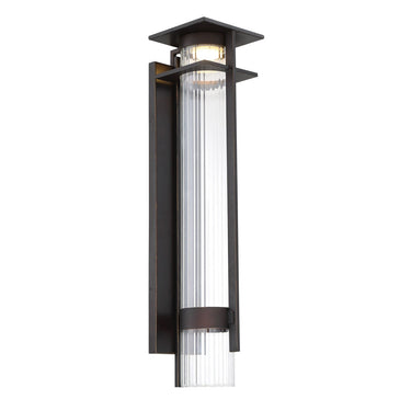 Great Outdoors 72743-143C-L Kittner Outdooe Led Wall Mount in Oil Rubbed Bronze W/ Gold High 1