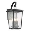 Great Outdoors 72752-66G Cantebury 4L Od Wall Mount Cast Aluminum + Glass in Coal W/Gold 1