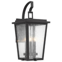 Great Outdoors 72757-66G Cantebury 4 Light Wall Mount in Black W/Gold 1